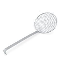 Vollrath 47717 One-Piece Heavy-Duty Wire Mesh Skimmer With Long Handle 6 ½-inch